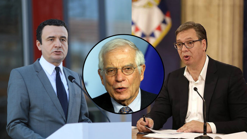 Borrelli kërkon nga Kurti e Vuçiqi gatishmëri për kompromis