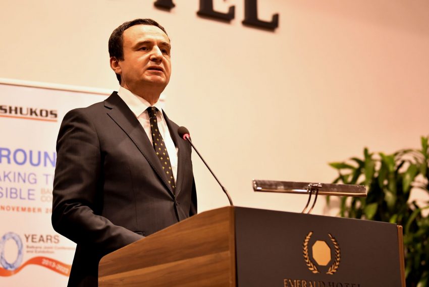 Kurti: Qeveria është duke adresuar seriozisht ndërtimin e impianteve për trajtimin e ujërave