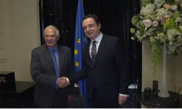 Kurti takohet me Borrellin në Paris