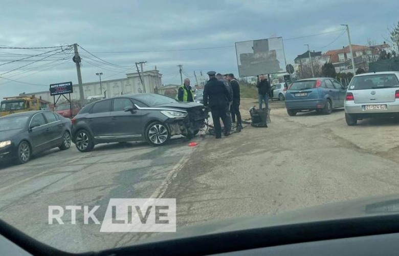 Aksident në magjistralen Prishtinë-Podujevë, nuk ka të lënduar