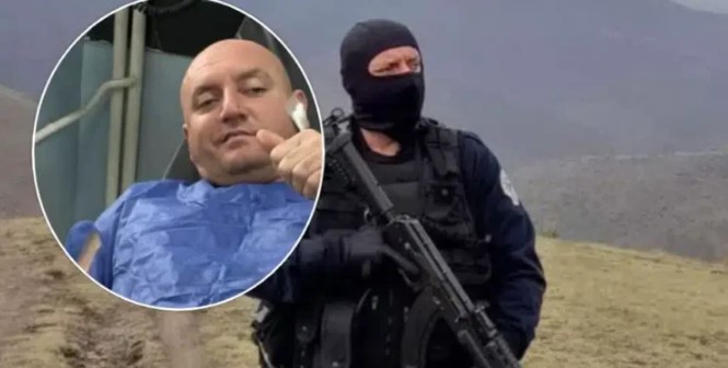 “Në mal pa sopatë”, Haki Abazi viziton në spital policin e plagosur në veri