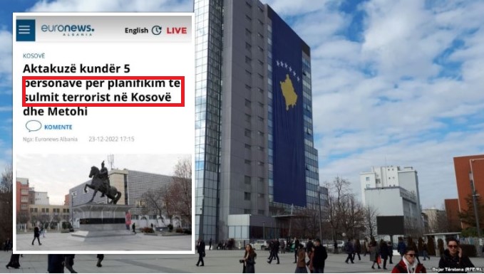 Skandal: Euronews Albania i referohet Kosovës si “Kosovë e Metohi”