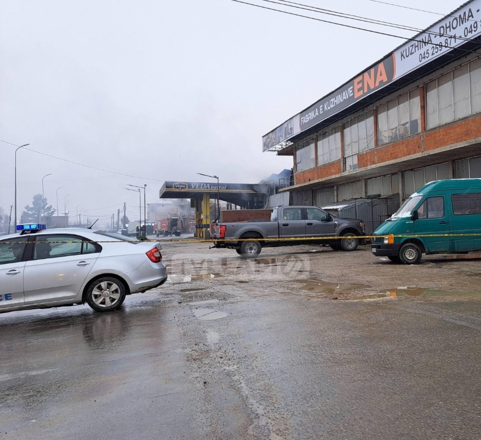 Ka shpërthyer në flakë një pompë e derivateve në fshatin Peran të Podujevës