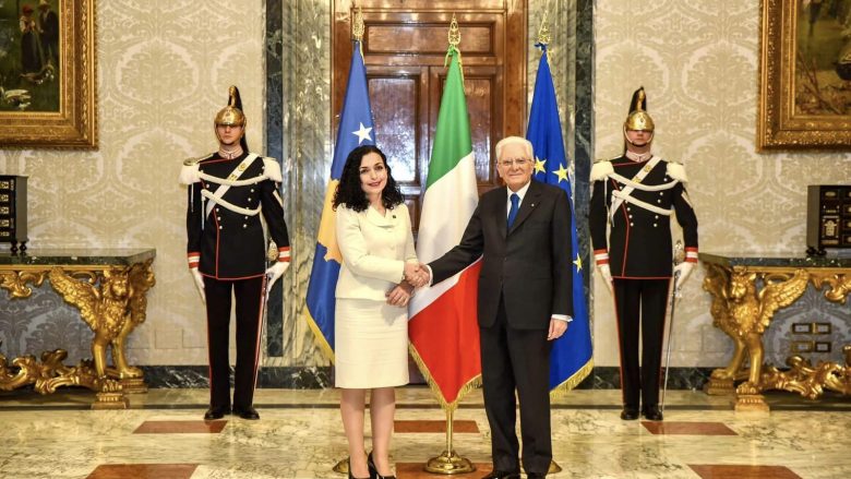 Osmani në takim me Mattarella: Na bashkon orientimi ynë për paqe, demokraci e sundim të ligjit