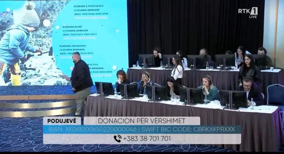 Situata e vërshimeve: Drejtori i Shërbime Publike të Podujevës merrë pjesë në mbrëmjen humanitare artistike