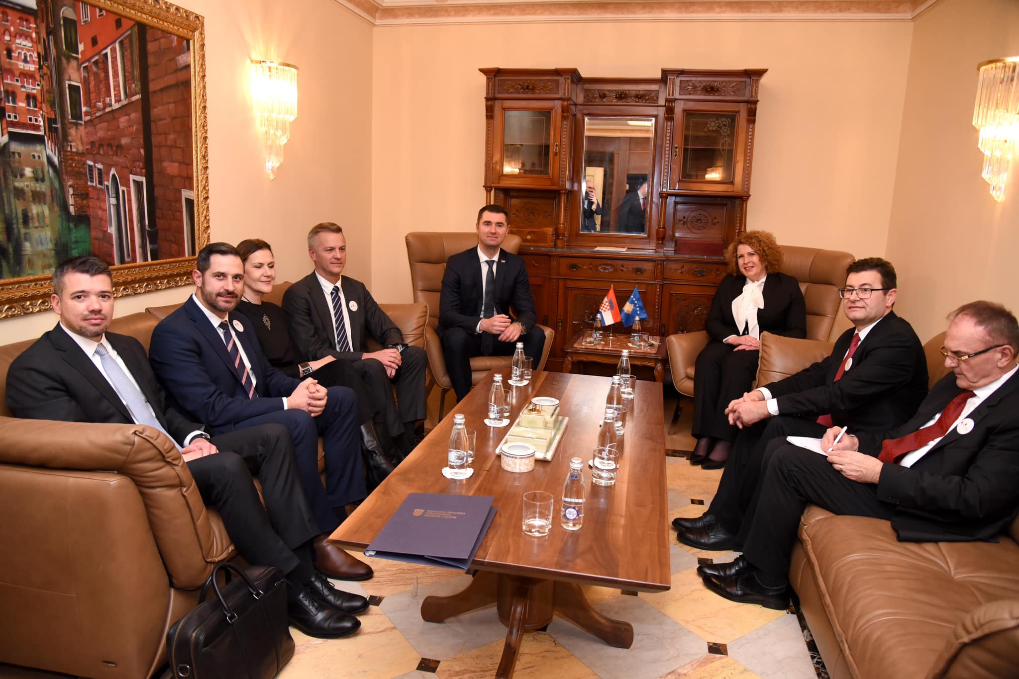 Hajdari në takim me delegacionin kroat, bisedojnë për intensifikim të bashkëpunimit mes dy vendeve