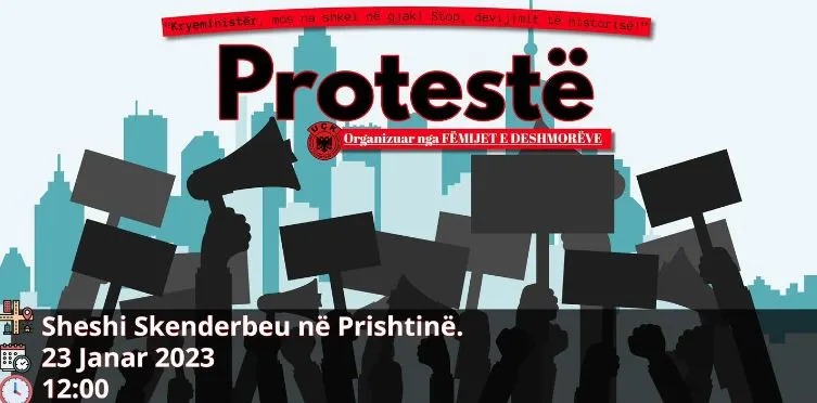 “Kryeministër, mos na shkel në gjak! Stop, devijimit të historisë”,sot protestohet në Prishtinë