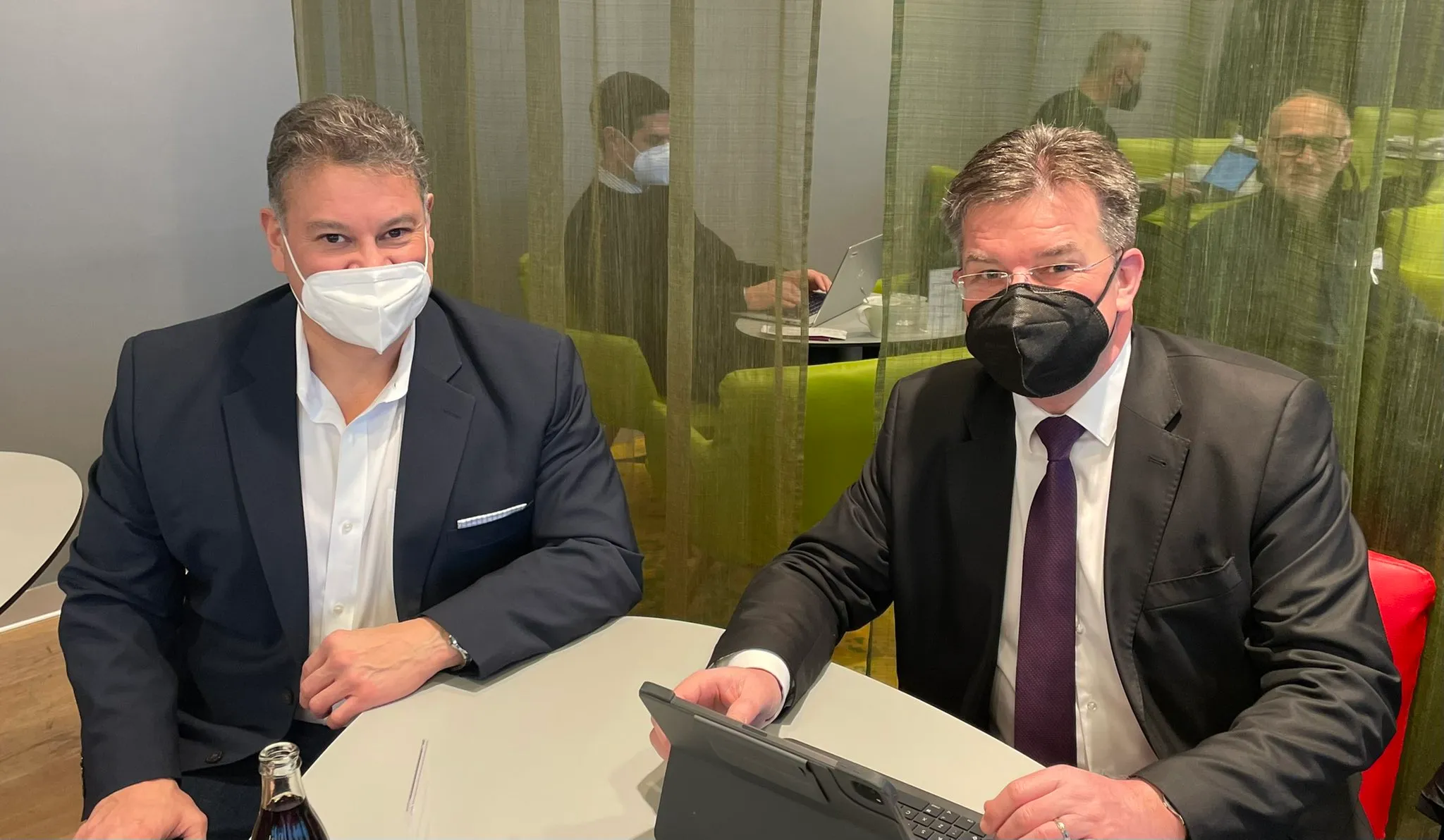 Lajçak e Escobar me Geoana për gjetjen e një zgjidhjeje midis Kosovës e Serbisë