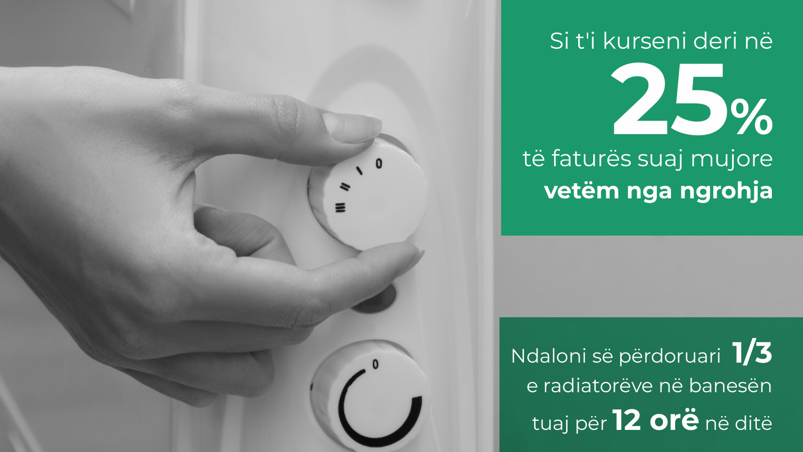 Si t’i përdorni radiatorët e ngrohjes që të kurseni deri në 25% të faturës së rrymës