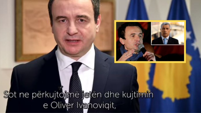 Kurti e përkujton Ivanoviqin si njeri të respektueshëm, dikur VV e akuzonte për krime të rënda