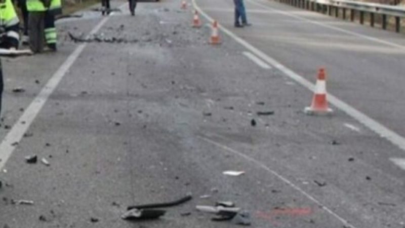 Aksident në magjistralen Prishtinë-Podujevë, pamje nga vendi i ngjarjes