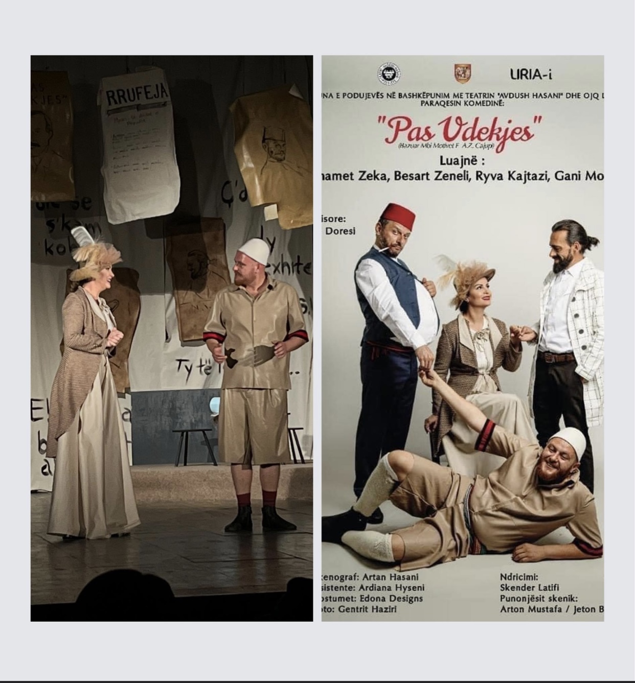 Shfaqja “Pas Vdekjes” në teatrin “Avdush Hasani” në Podujevë, nesër nga ora 19:00