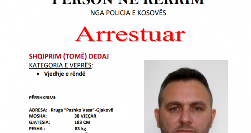 Kapet personi që po kërkohej nga Policia e Kosovës, i gjinden mijëra euro
