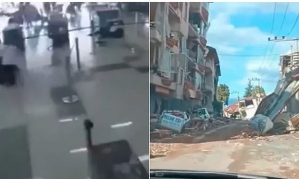 Pamje nga tërmetet e fuqishme në Taxhikistan, njerëz të frikësuar e shembje ndërtesash