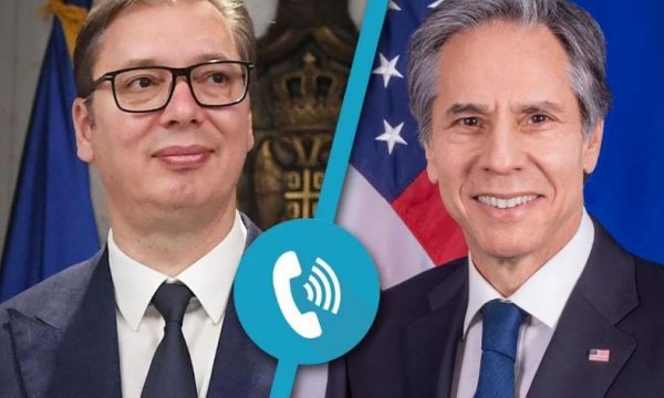 Vuçiq i ‘butë’ me Blinkenin në telefon, flet për stabilitet dhe të ardhmen e sigurt ekonomike