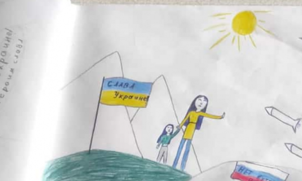 E bija bëri një pikturë pro Ukrainës, babai rus dënohet me dy vite burg