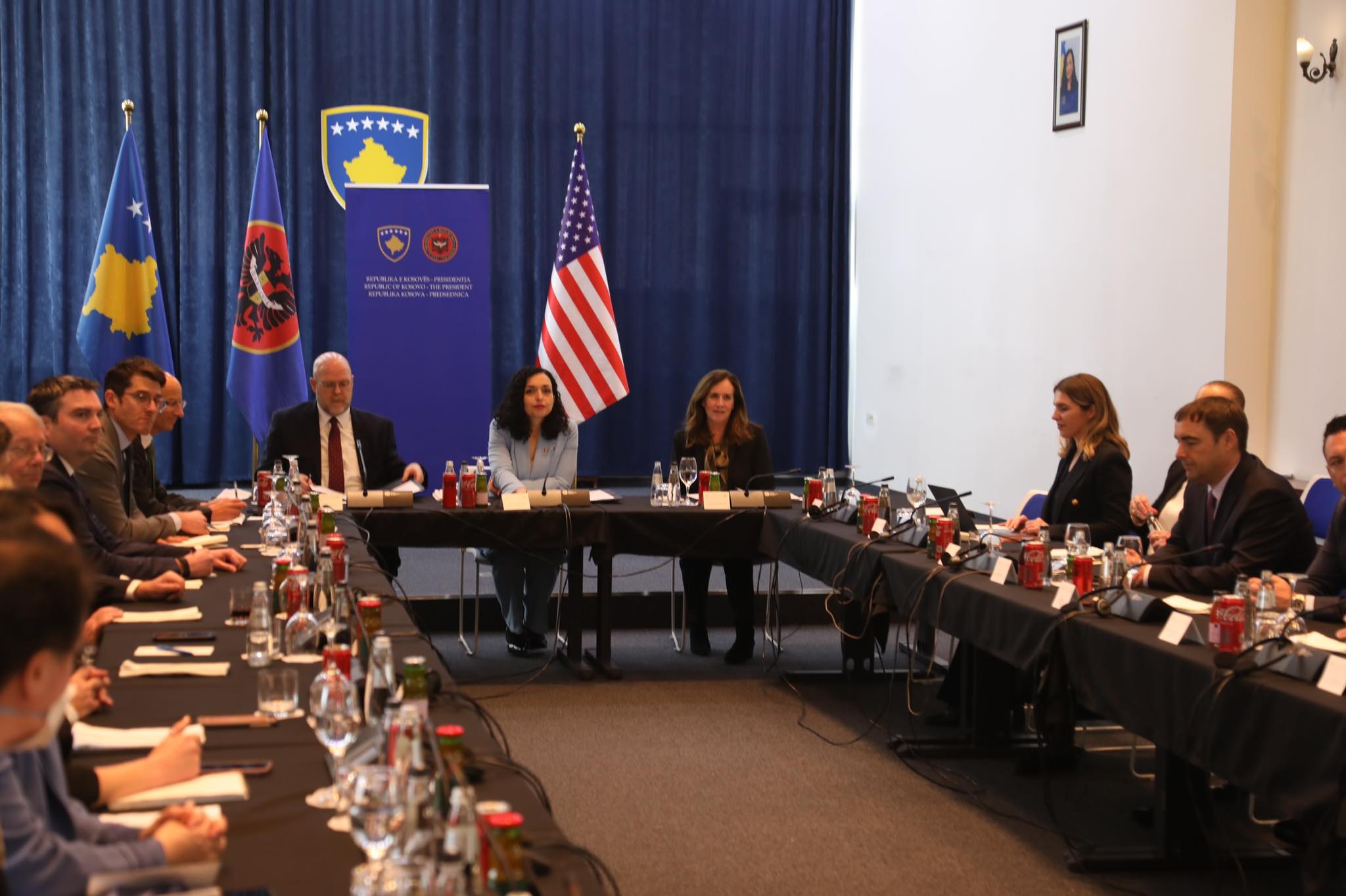 Osmani takoi delegacionin e zyrtarëve dhe bizneseve amerikane