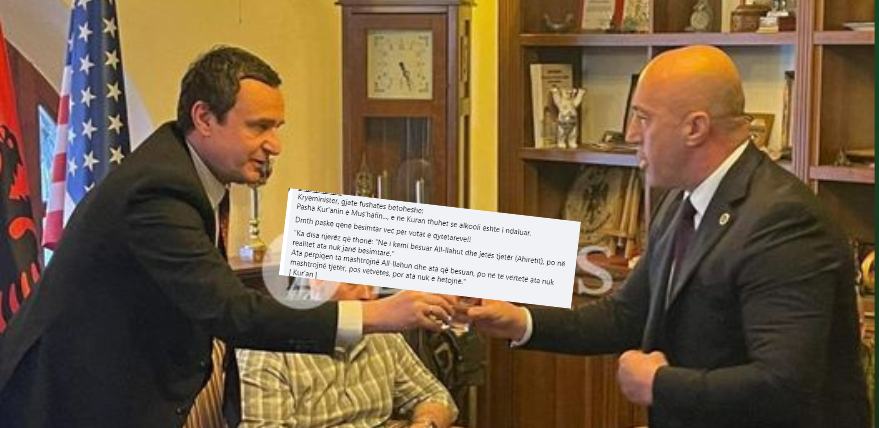 “Pasha Kuranin…”, Kurti që në fushatë përbehej në librin e shenjtë ia krisë rakisë në muajin e Ramazanit