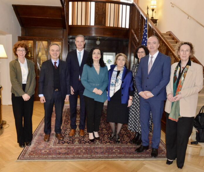 Osmani diskuton për dialogun me përfaqësues të QUINT-it dhe BE-së