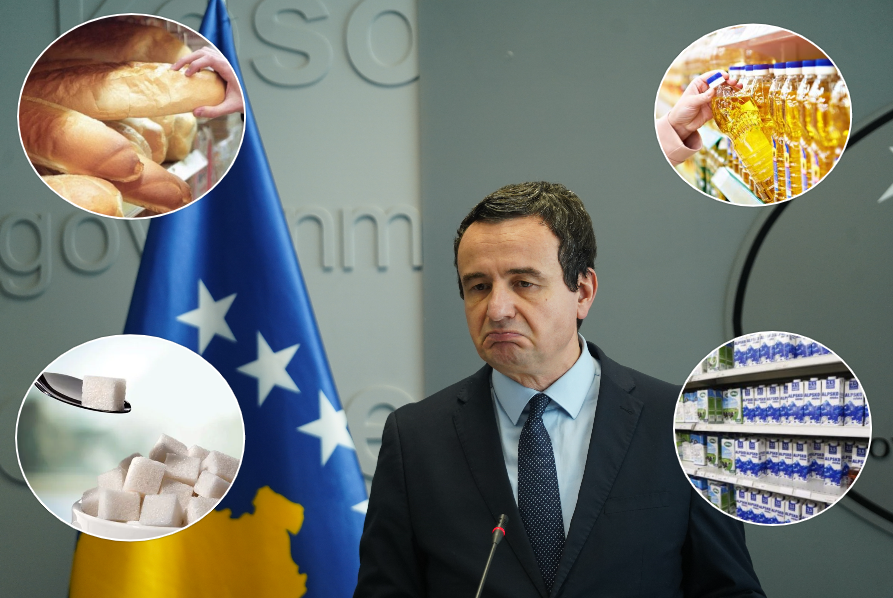 Sa po kushtojnë produktet elementare ushqimore, për të cilat Kurti premtonte lirimin e çmimit të tyre