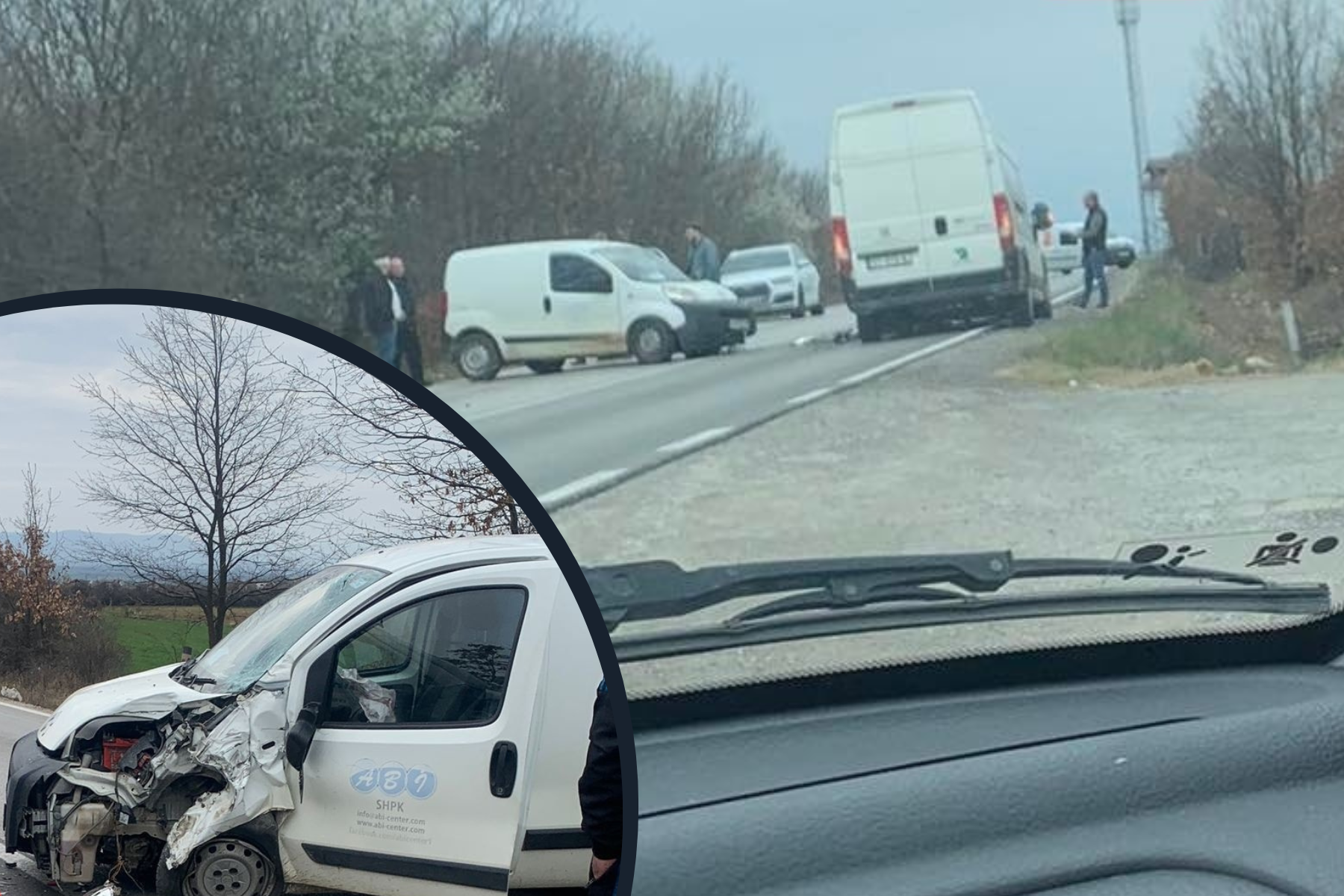 Aksident në Gllarevë, përfshihen dy automjete