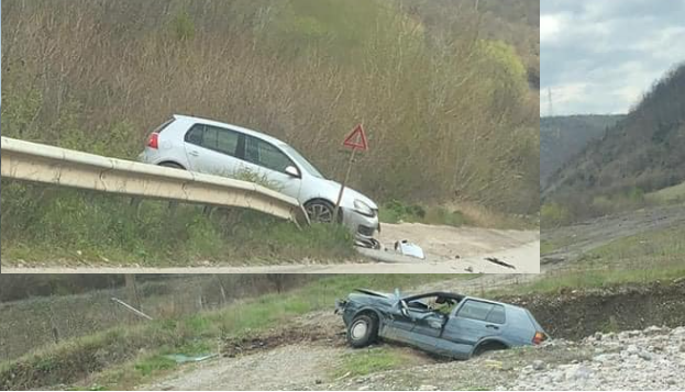 Aksident trafiku, lëndohet një person