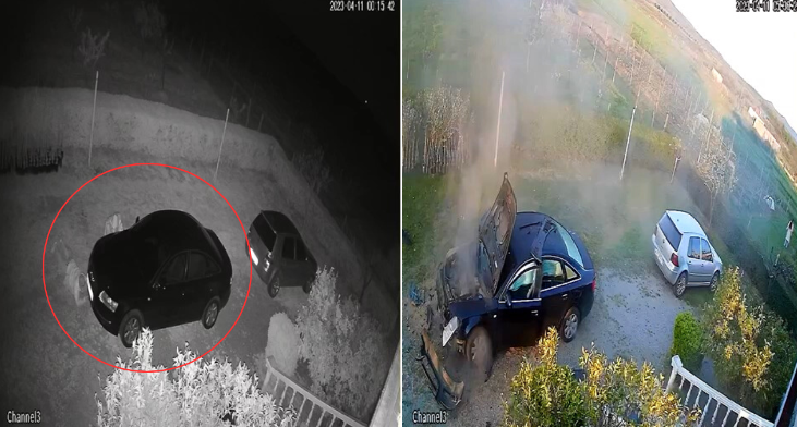 Publikohen pamjet e shpërthimit me tritol në makinë ndaj kreut të PD në Vaun e Dejës