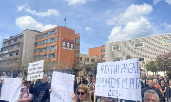 “Rritni pagat, s’punojmë më për 200 euro”, protesta e sektorit privat përmes fotografive