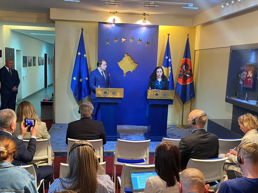 BE-ja i jep Kosovës 6.5 milionë € për sundim të ligjit – Osmani thotë se kjo çështje s’është prioritet vetëm në letër