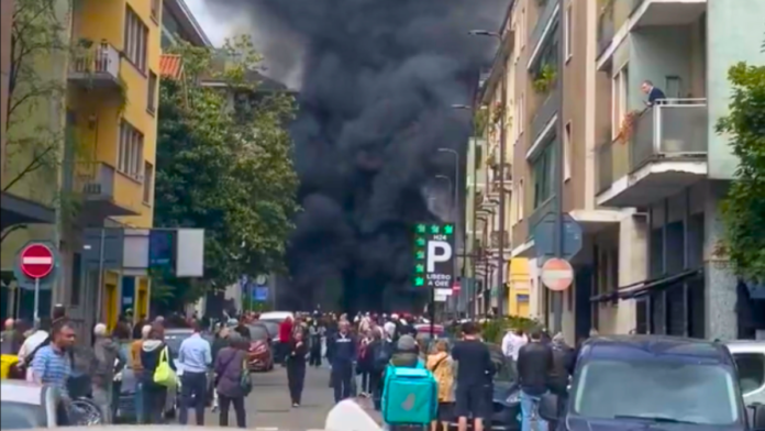 Shpërthim i fuqishëm në Milano, dyshohet për një furgon me bombola oksigjeni
