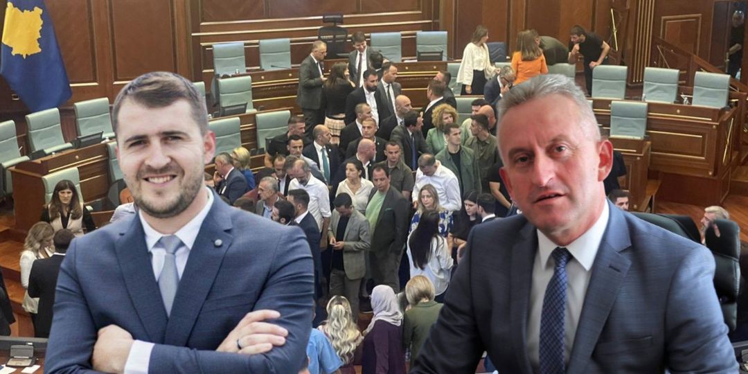 Sharje e bërtima pas përplasjes në Kuvend, deputetët mezi e qetësojnë Mërgim Lushtakun e Rashit Qalajn