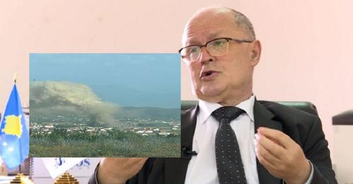 Pamje : Zjarri i madh në ETC në Klinë, flet Ramiz Kelmendi