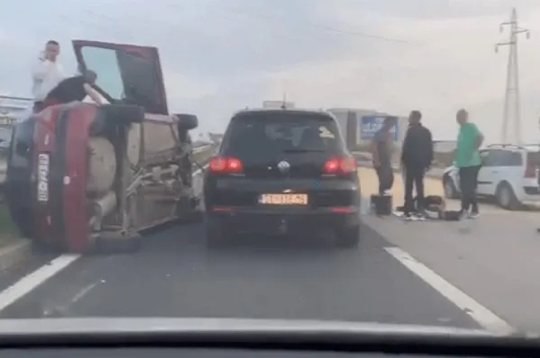 Aksident trafiku, ka të lënduar