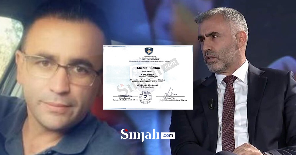 Rasti tragjik në Malishevë/ Avokati Berisha publikon licencën e stomatologut – Dokument