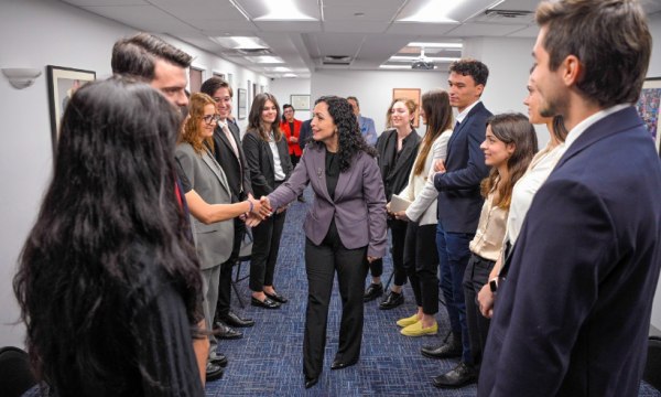 Osmani premton mbështetje për studentët shqiptarë në SHBA