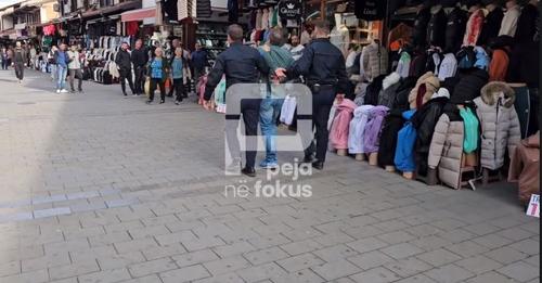 Arrestohet hajni që vodhi në Çarshinë e Gjatë në Pejë (Pamje)