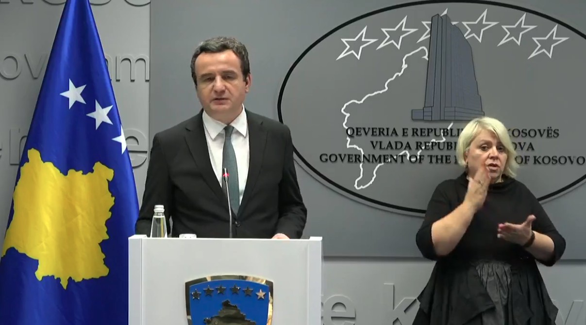 Kurti: Kosova është e përkushtuar për normalizim të mardhënieve me Serbinë dhe për njohje reciproke