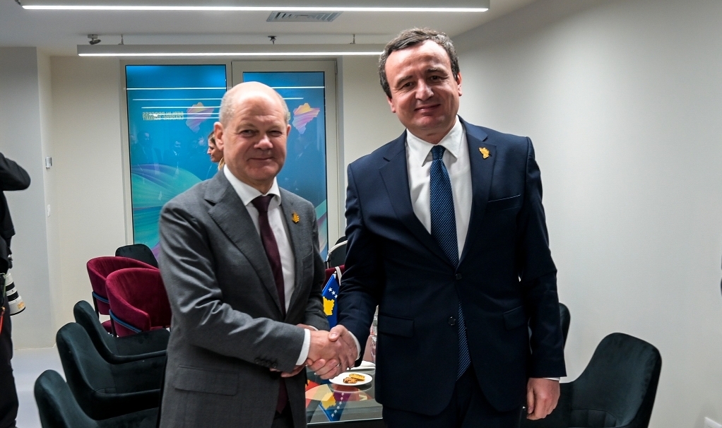 Kryeministri Kurti takohet me kancelarin Scholz