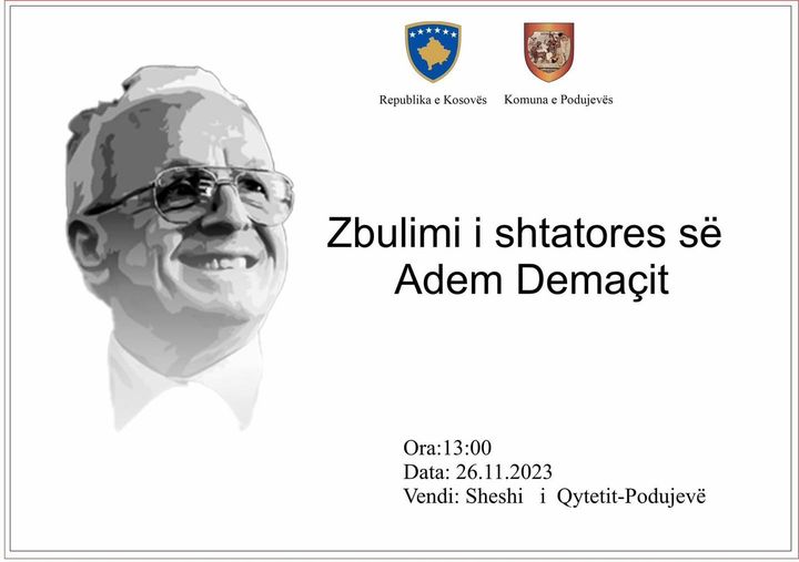 Të dielën bëhet zbulimi i shtatores së Adem Demaçit