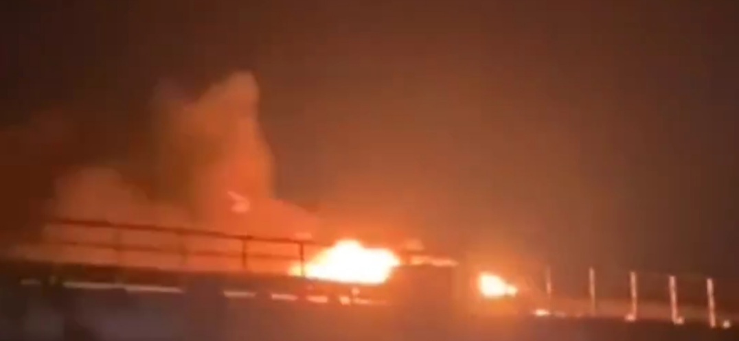 Digjet një veturë në Lluzhan te Podujevës