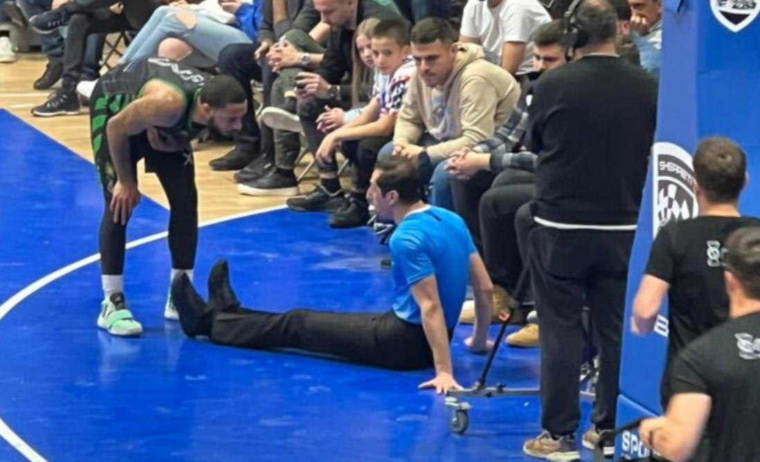 Ndërpritet gjysmëfinalja, lëndohet gjyqtari Xhelal Mumini