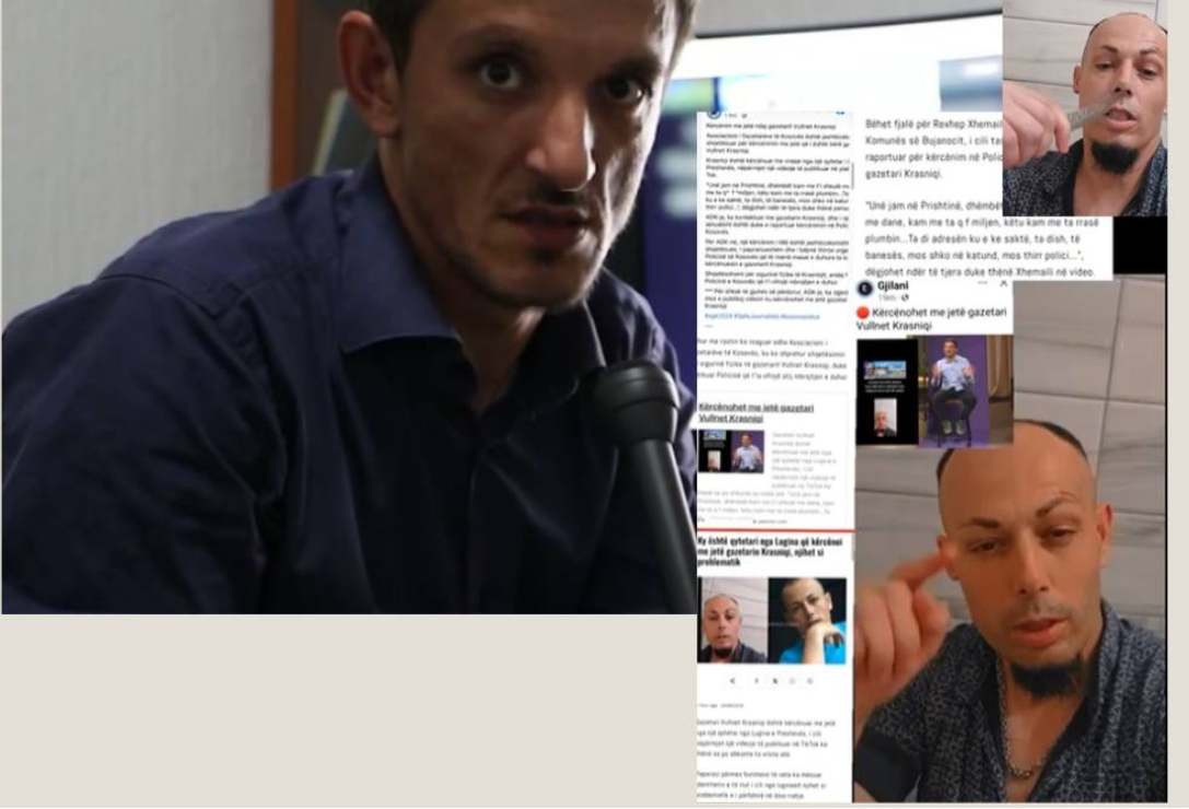 “16 copa kam me ja njehë, rafall”, vazhdojnë kërcënimet me jetë ndaj gazetarit Vullnet Krasniqi