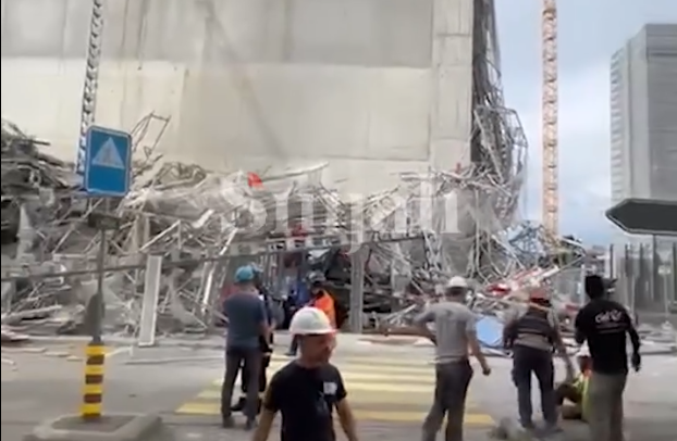 Shemben skelet e një objekti në Lozanë të Zvicrës, ka të plagosur – pamje nga vendngjarja