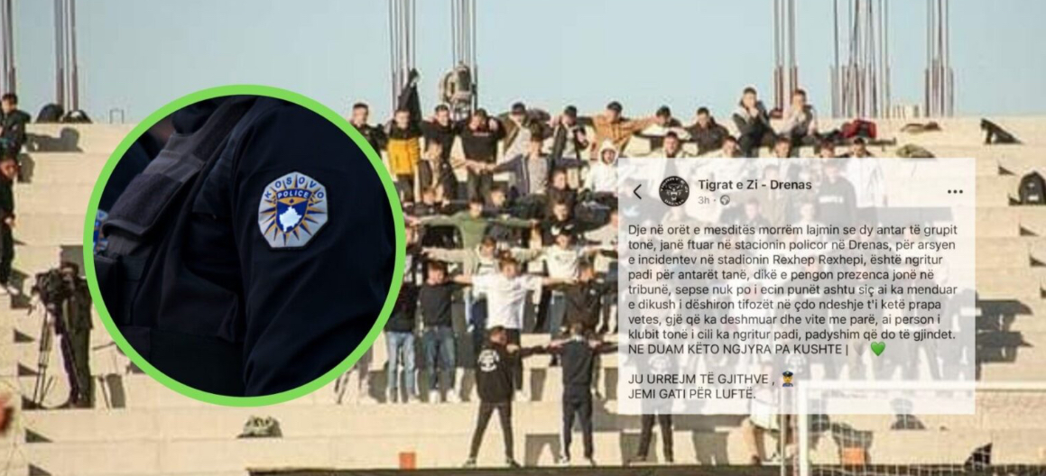 “Ju urrejmë, jemi gati për luftë”, tifozët e Ferronikelit kërcënojnë Policinë e Kosovës