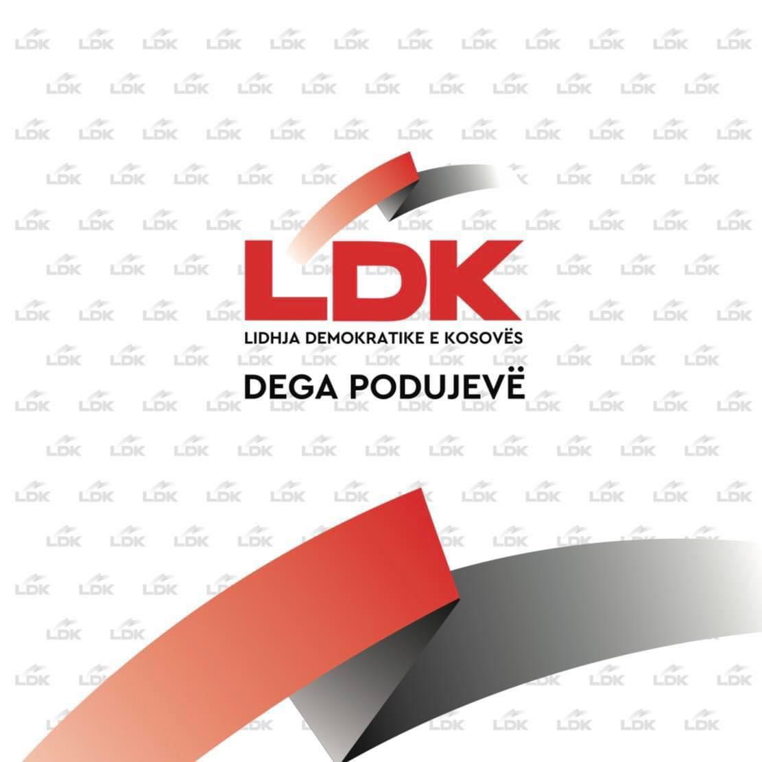 LDK Dega në Podujevë mban konferencë për medie, lidhur arrestimin e asambleistit  Ekrem Rrahmani