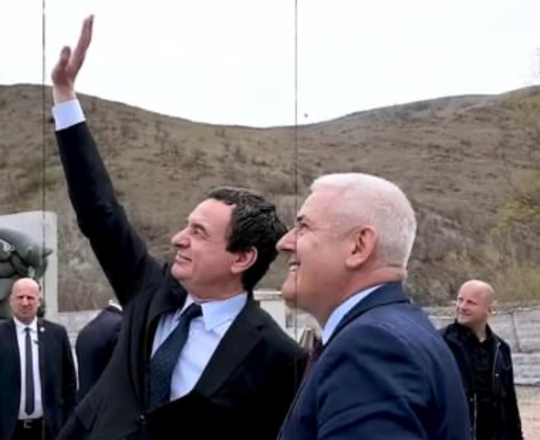 VV publikon video me pamje nga veriu e të Afrim Bunjakut, në sfond fjalimi i Kurtit