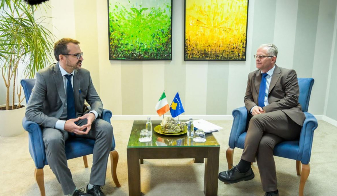 Bislimi: Kosova e gatshme të thellojë bashkëpunimin me Irlandën