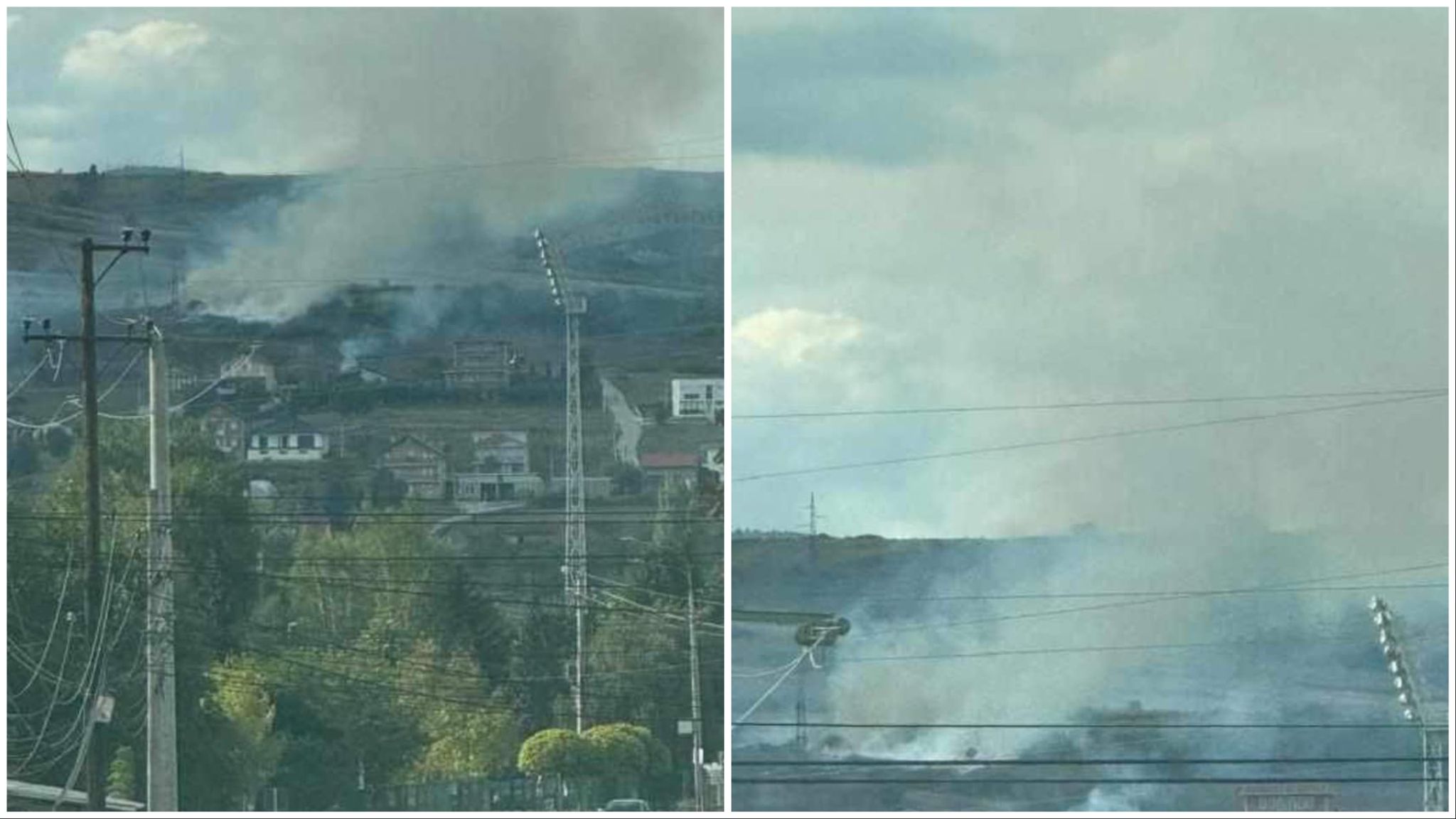 Raportohet për një zjarr në Suhodoll, rrezikohen disa shtëpi