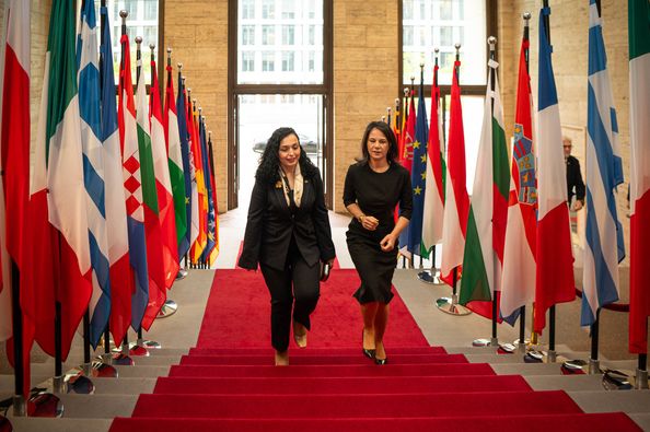 Presidentja Osmani në takim me ministren e Jashtme të Gjermanisë, Baerbock kërkoi mbështetje për anëtarësim në organizata ndërkombëtare