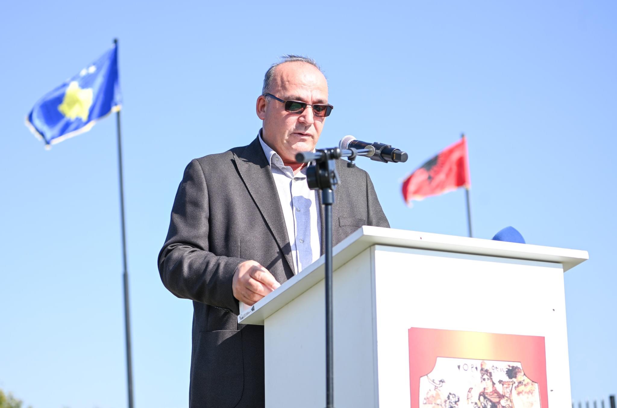 Bulliqi merr pjesë në zbulimin e lapidarit që shënoi 80-vjetorin e Betejës së Herticës